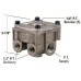 R-12 Relay Valve Horizontal Delivery Ports